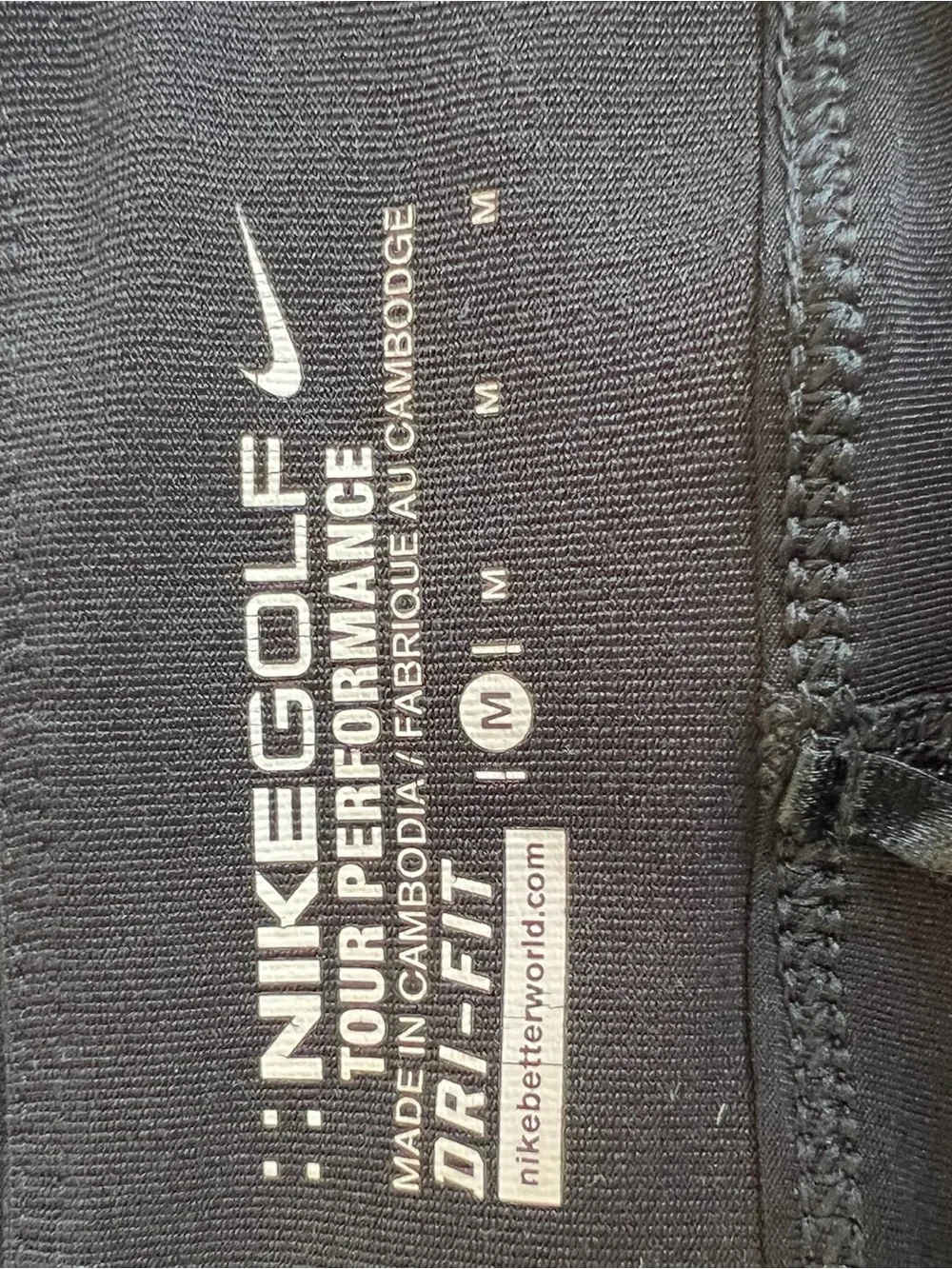 Nike Black Athletic Skort with Zip Pockets